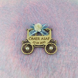 Bebek Şekeri Ahşap Araba Model 5