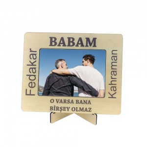 Kahraman Babam Fotoğraf Çerçevesi