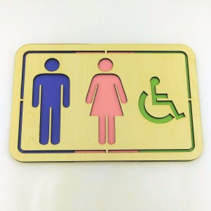 WC Tabela Yönlendiricisi (Erkek-Kadın-Engelli)