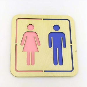 WC Tabela Yönlendiricisi (Erkek-Kadın) Model 2