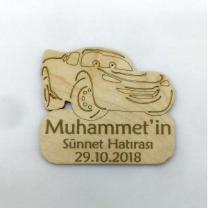 Şimşek Ahşap Magnet
