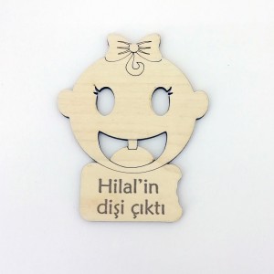 Ahşap Diş Magneti Model 2