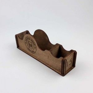 Ahşap Kafe Peçetelik - Şekerlik Model 2