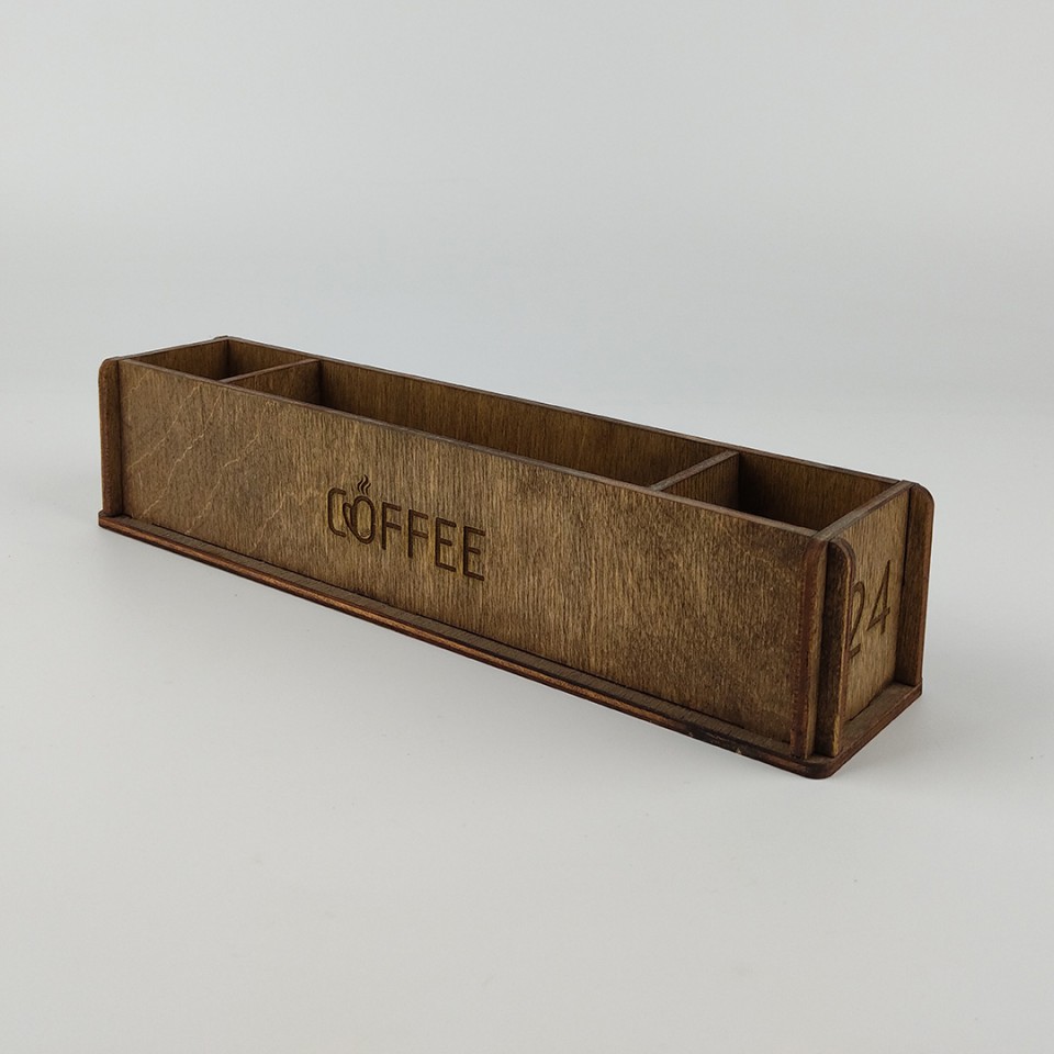 Ahşap Kafe Peçetelik - Şekerlik Model 2 Ahşap Kafe Peçetelik - Şekerlik Model 2