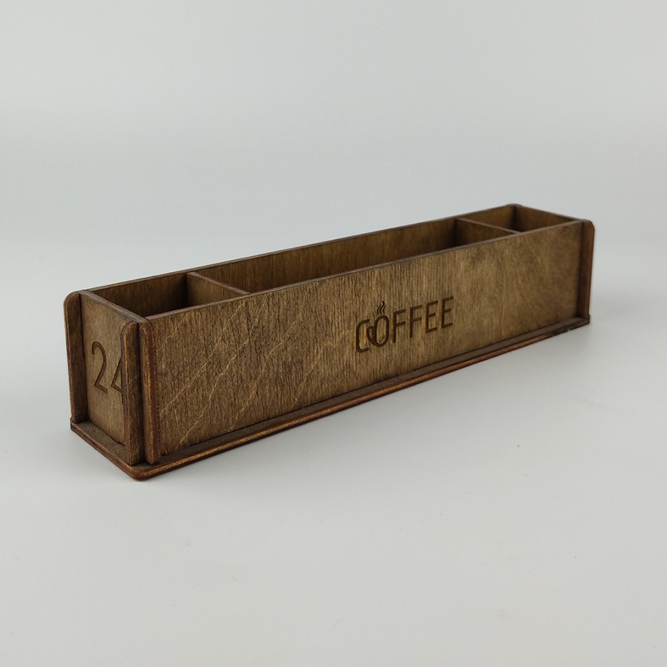Ahşap Kafe Peçetelik - Şekerlik Model 2 Ahşap Kafe Peçetelik - Şekerlik Model 2