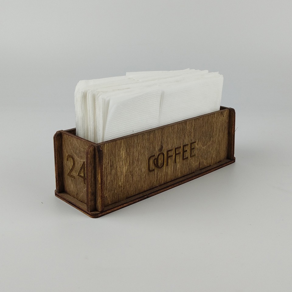 Ahşap Kafe-Restoran Peçetelik Model 4 Ahşap Kafe-Restoran Peçetelik Model 4