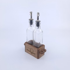 Kafe Restoran Ahşap Sosluk Şekerlik Menaj Takımı Model 10564A