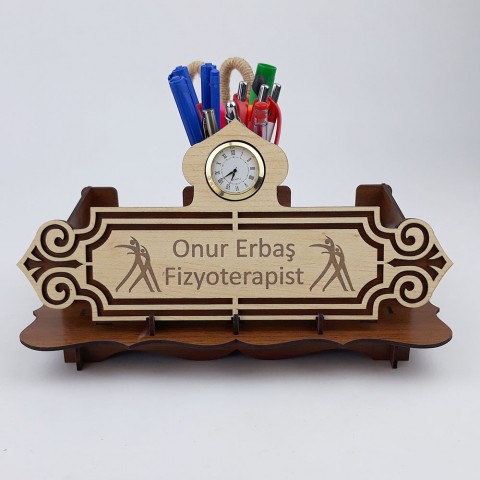 Ahşap İsimlik ve Masaüstü Düzenleyici Set Model 4 Ahşap İsimlik ve Masaüstü Düzenleyici Set Model 4