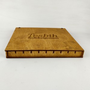 Ahşap 10'lu Tesbih Kutusu Model 1