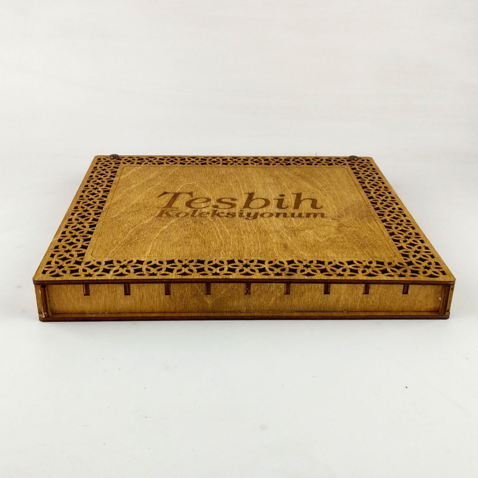 Ahşap 10'lu Desenli Tesbih Kutusu Model 2 Ahşap 10'lu Desenli Tesbih Kutusu Model 2