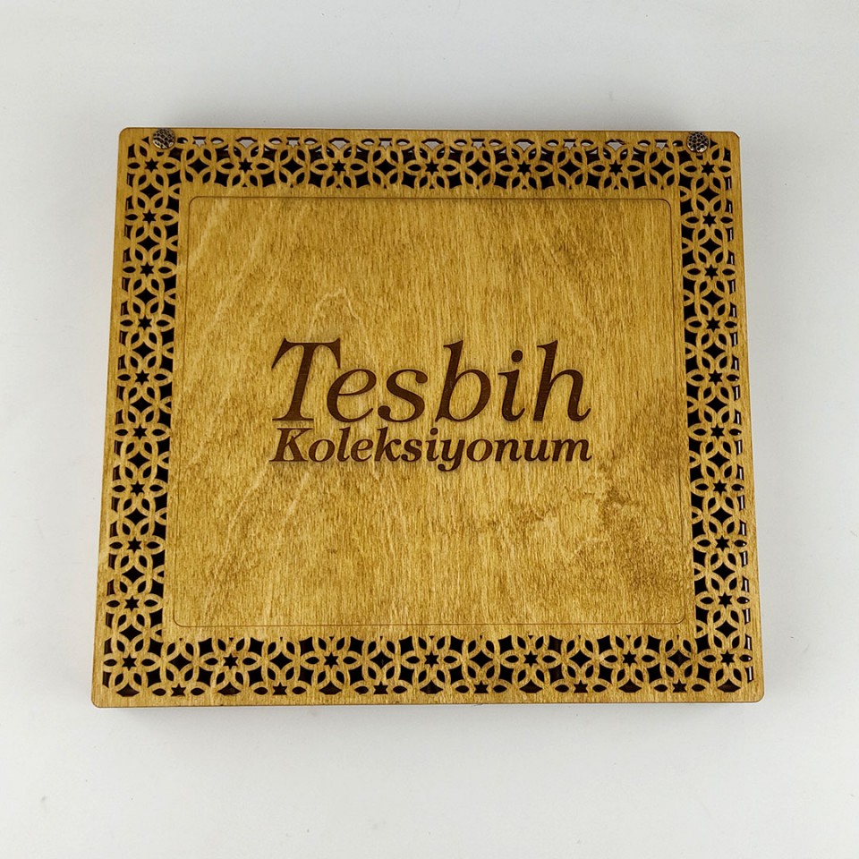 Ahşap 10'lu Desenli Tesbih Kutusu Model 2 Ahşap 10'lu Desenli Tesbih Kutusu Model 2
