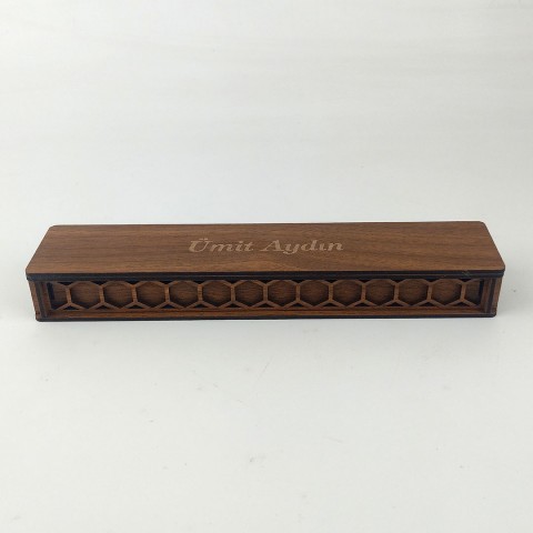 MDF Ahşap Tekli Desenli Tesbih Kutusu Model 5 MDF Ahşap Tekli Desenli Tesbih Kutusu Model 5
