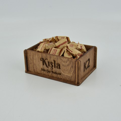 Kafe Restoran Ahşap Stick Şekerlik Model 10764