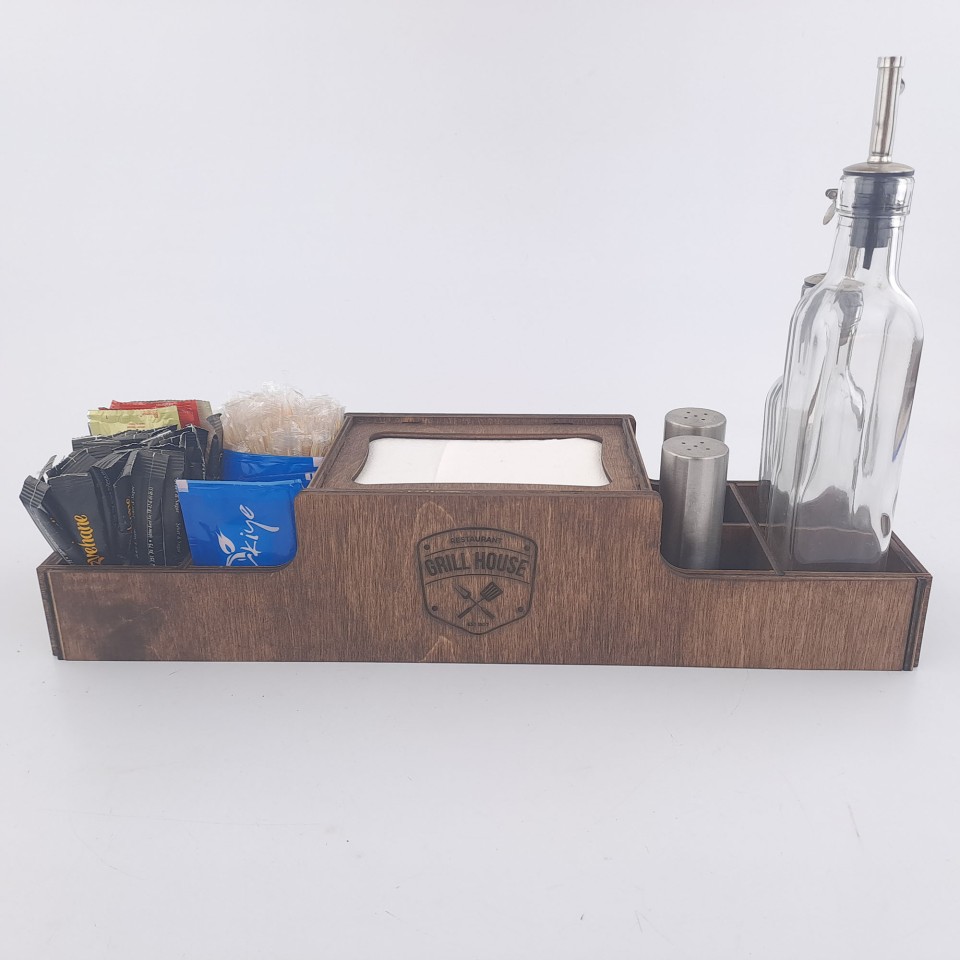 Kafe Restoran Ahşap Dispenser Peçetelik Şekerlik Sosluk Menaj Takımı Model 10784 Kafe Restoran Ahşap Dispenser Peçetelik Şekerlik Sosluk Menaj Takımı Model 10784