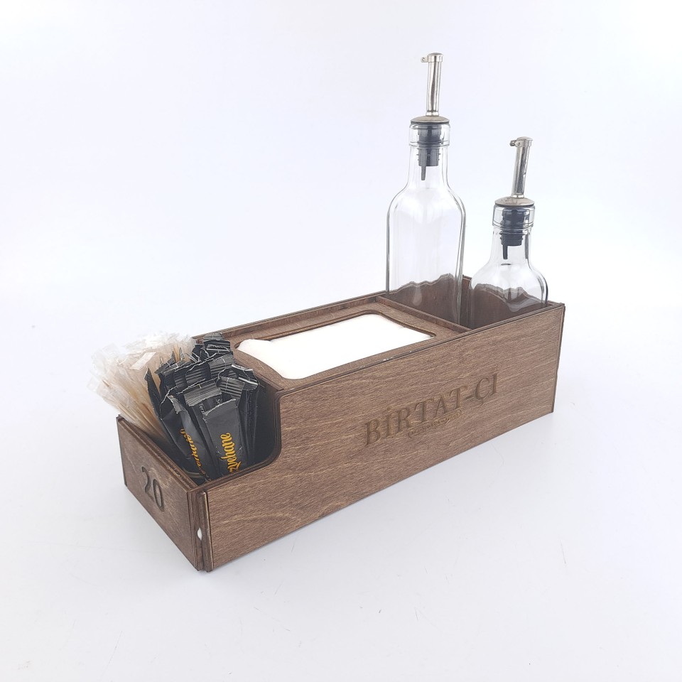 Kafe Restoran Ahşap Dispenser Peçetelik Şekerlik Sosluk Menaj Takımı Model 10787 Kafe Restoran Ahşap Dispenser Peçetelik Şekerlik Sosluk Menaj Takımı Model 10787