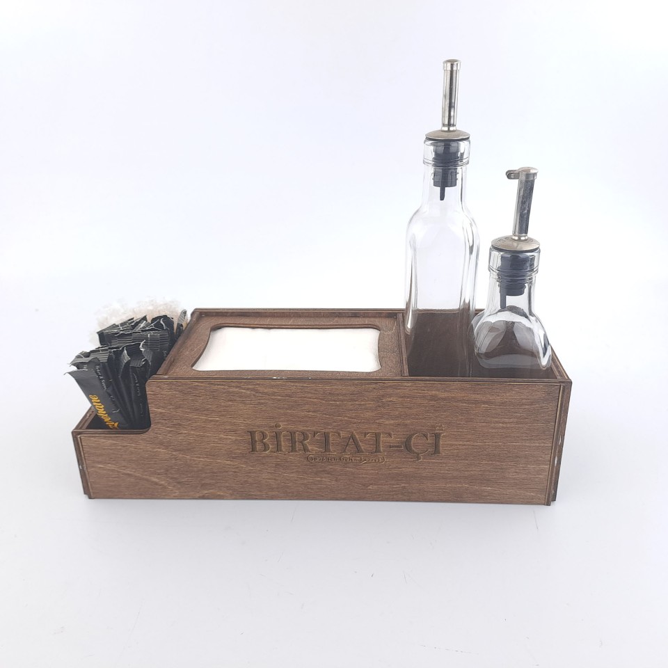Kafe Restoran Ahşap Dispenser Peçetelik Şekerlik Sosluk Menaj Takımı Model 10787 Kafe Restoran Ahşap Dispenser Peçetelik Şekerlik Sosluk Menaj Takımı Model 10787