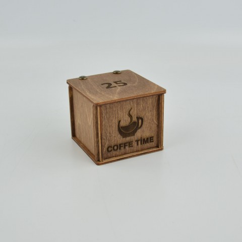 Kafe Restoran Ahşap Stick Şekerlik Model 10812