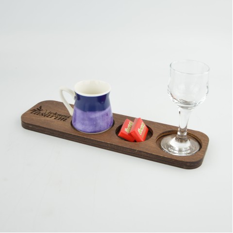 Kafe Restoran Ahşap Kafe Restoran Ahşap Sunum Tepsisi Model 10859