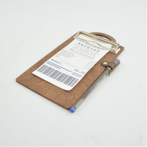 Kafe Restoran Ahşap Hesap Sümeni Kutusu Model 10867