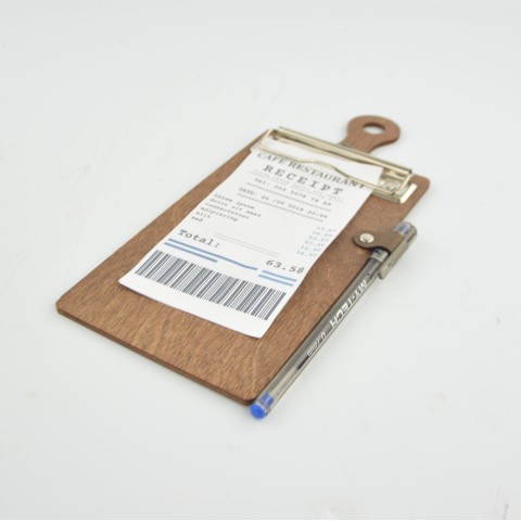 Kafe Restoran Ahşap Hesap Sümeni Kutusu Model 10868