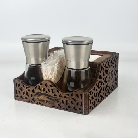 Kafe Restoran Ahşap Dispenser Peçetelik Şekerlik Sosluk Menaj Takımı Model 11005 Kafe Restoran Ahşap Dispenser Peçetelik Şekerlik Sosluk Menaj Takımı Model 11005