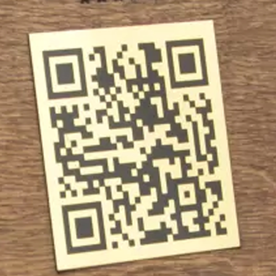 Kafe Restoran Metal QR Kod Menü Baskı Ücreti